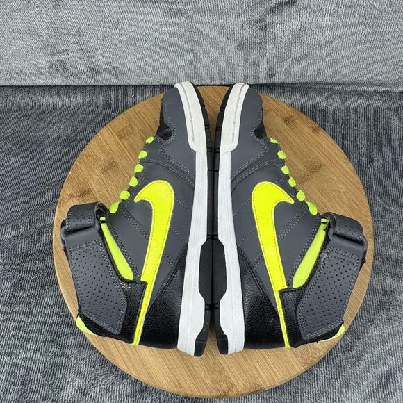 Nike SB Mogan Mid 2 Skate Shoes Youth Size 4.5Y Black Volt 645025-007 - Picture 6 of 9